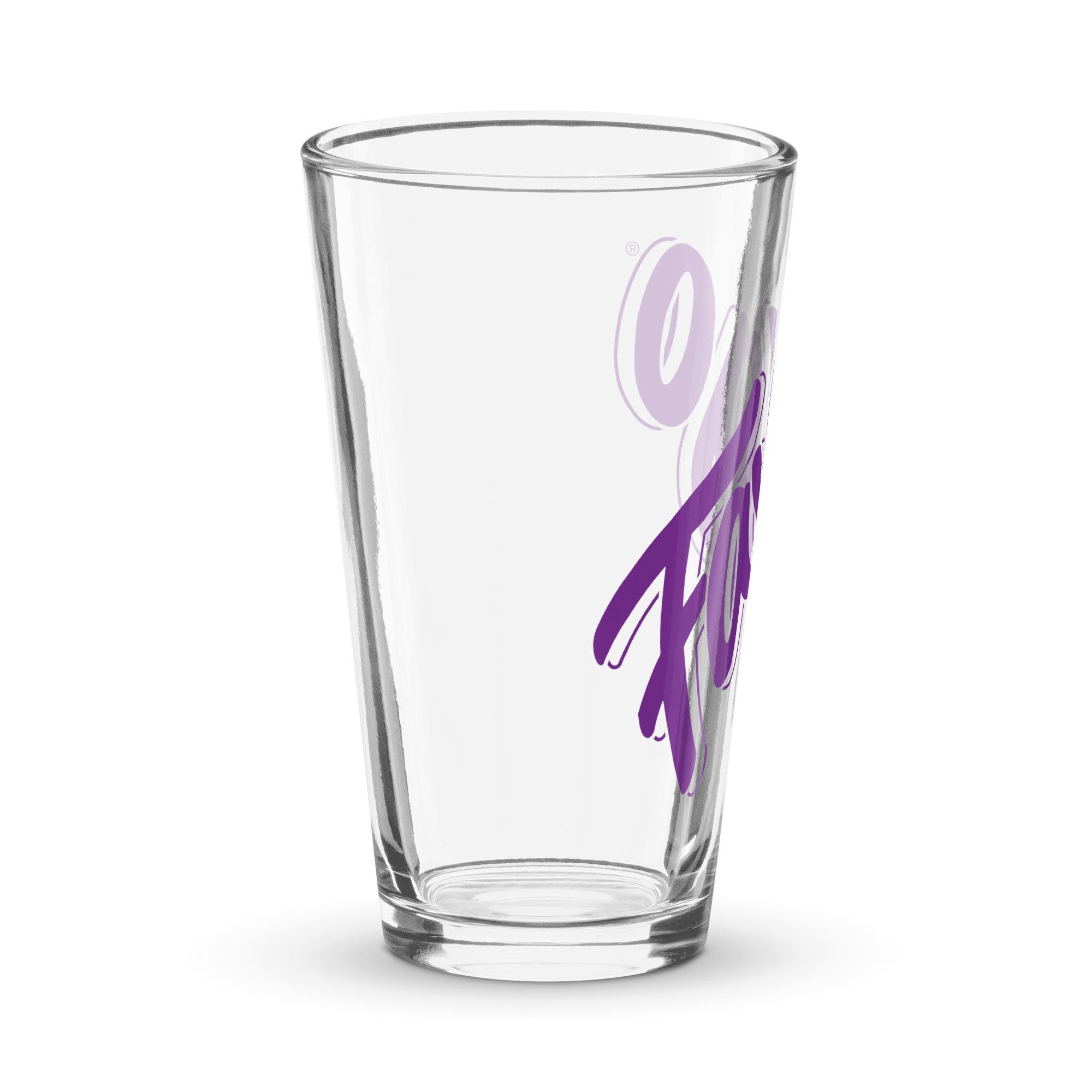 Faygo Logo Pint Glass - Grape 16 oz