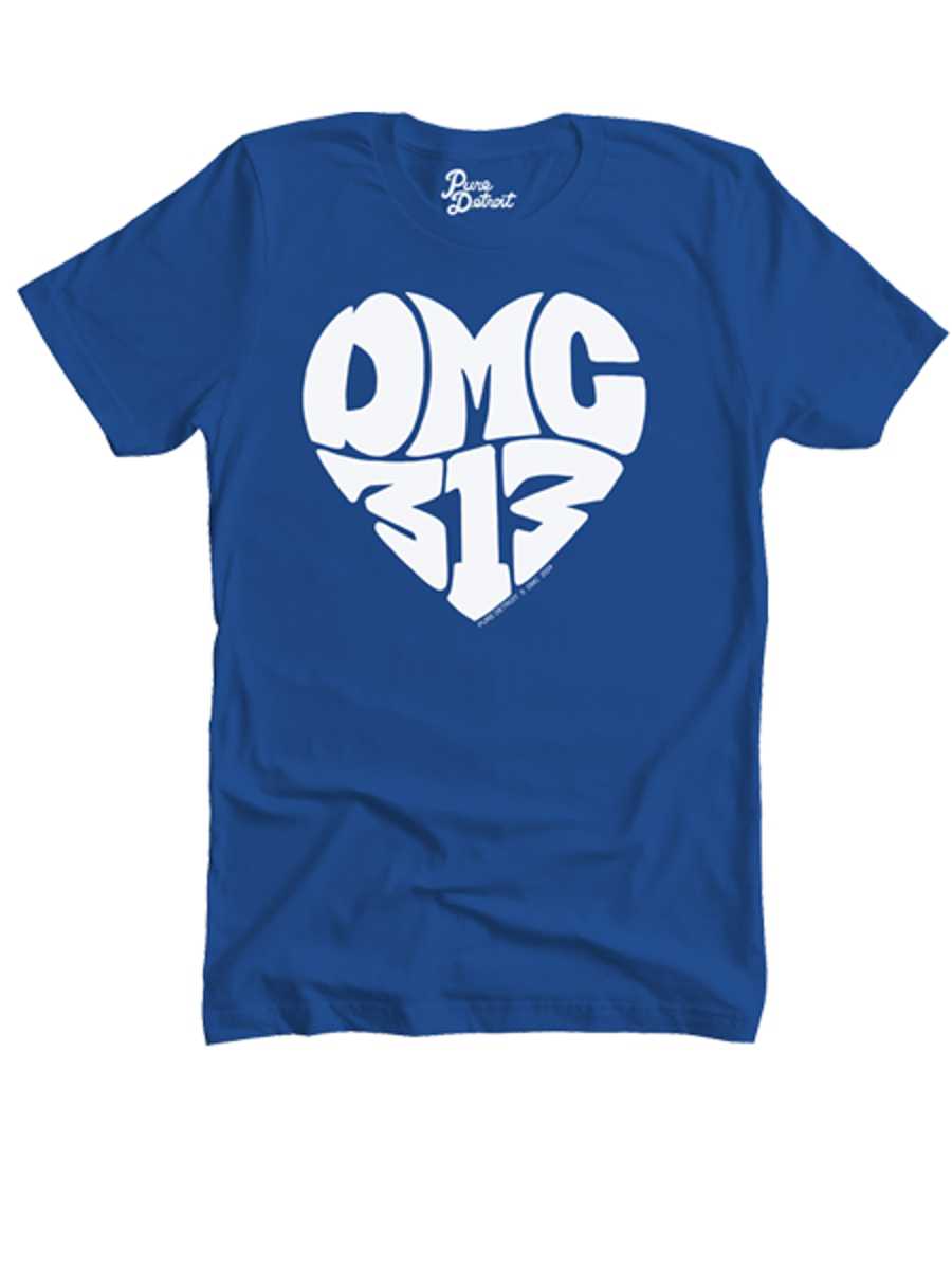 DMC 313 Love Unisex T-Shirt - White / Royal Blue Clothing