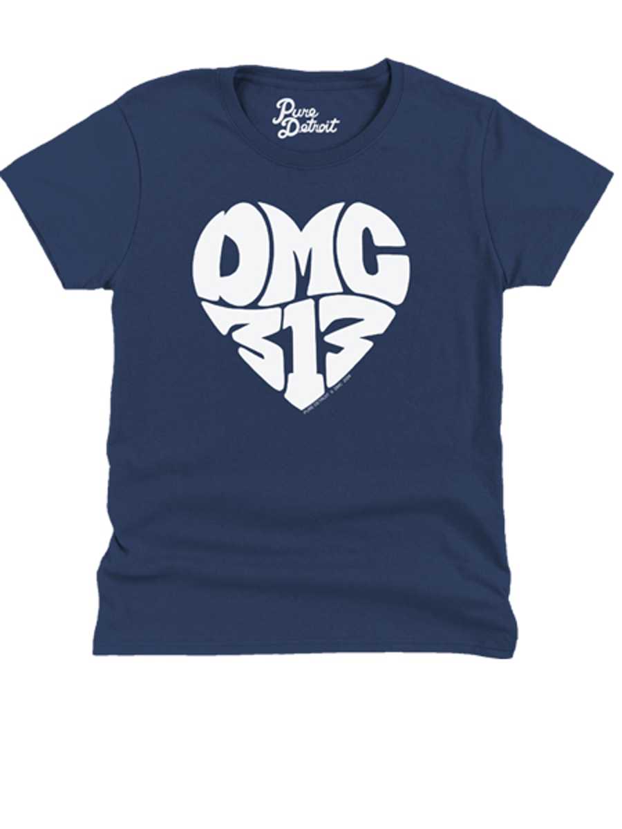 DMC 313 Love Womens T-shirt - White / Navy Clothing
