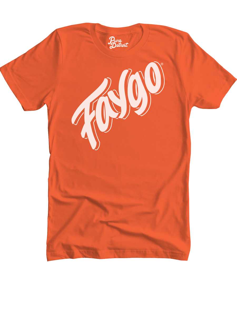 Faygo Premium Unisex T-shirt - Orange Clothing   