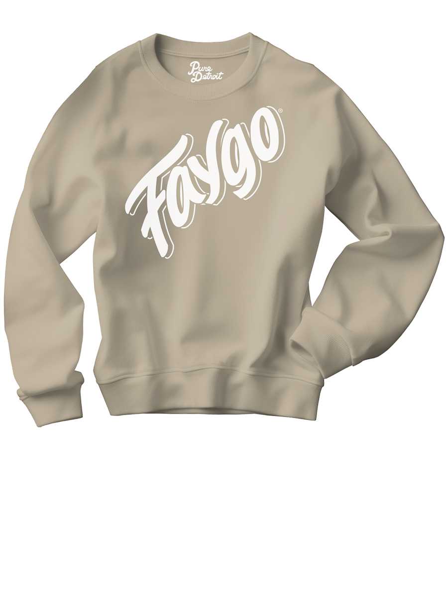 Faygo Heavyweight Crewneck Sweatshirt - Creme Soda Clothing