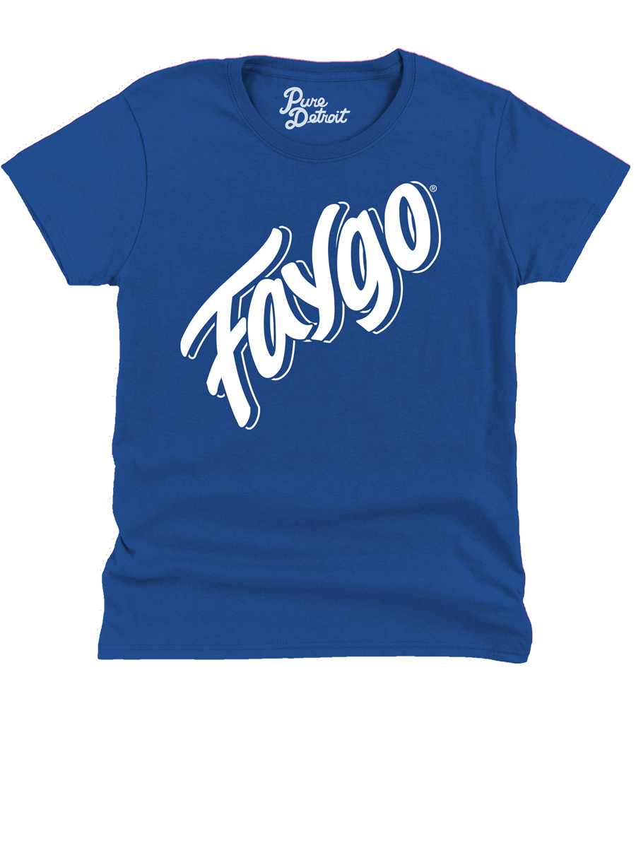 Faygo Womens T-Shirt Blueberry Clothing