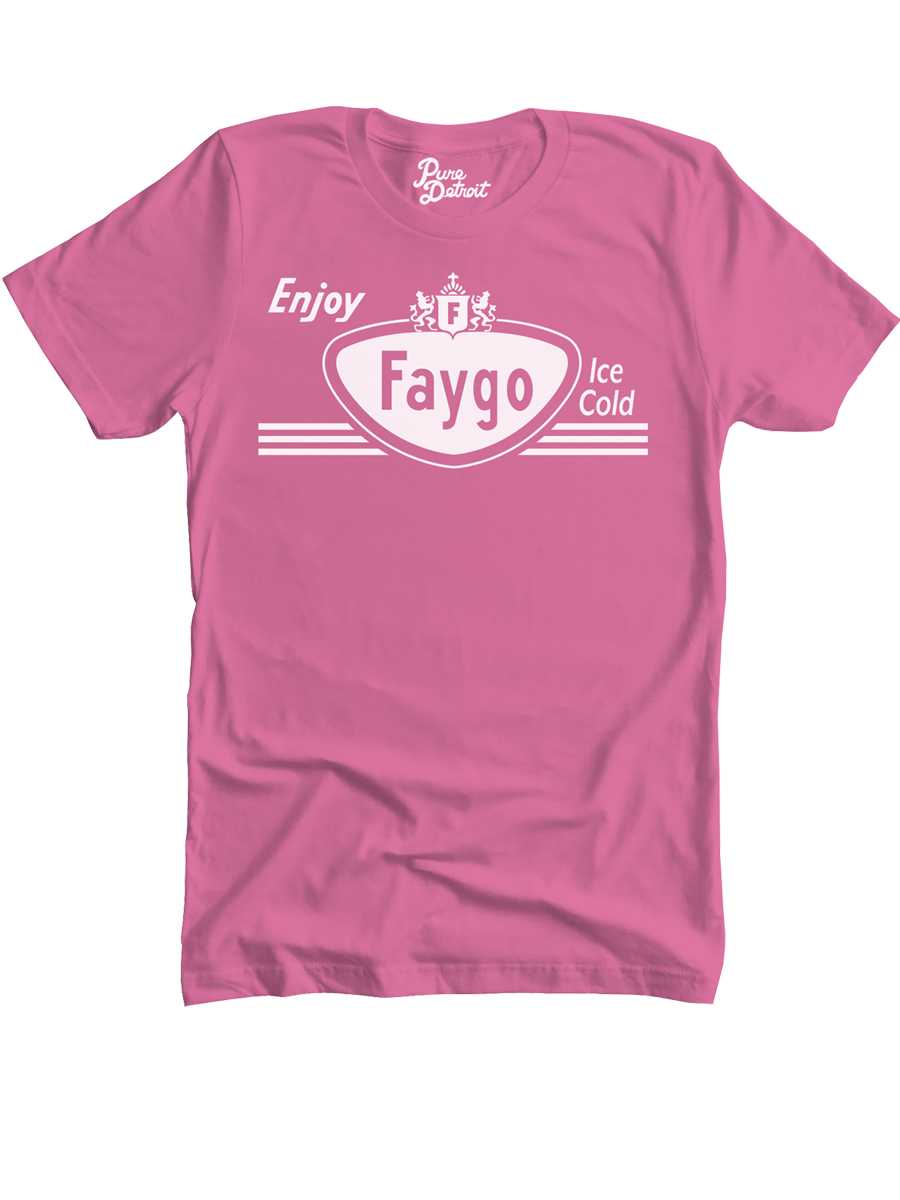 Faygo Vintage Premium Unisex T-Shirt - Hot Pink Clothing   
