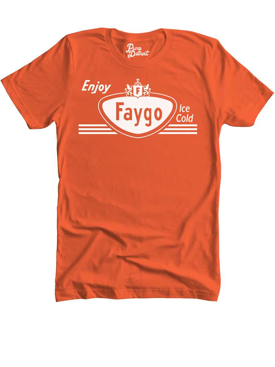 Faygo Vintage Premium Unisex T-Shirt - Orange Clothing