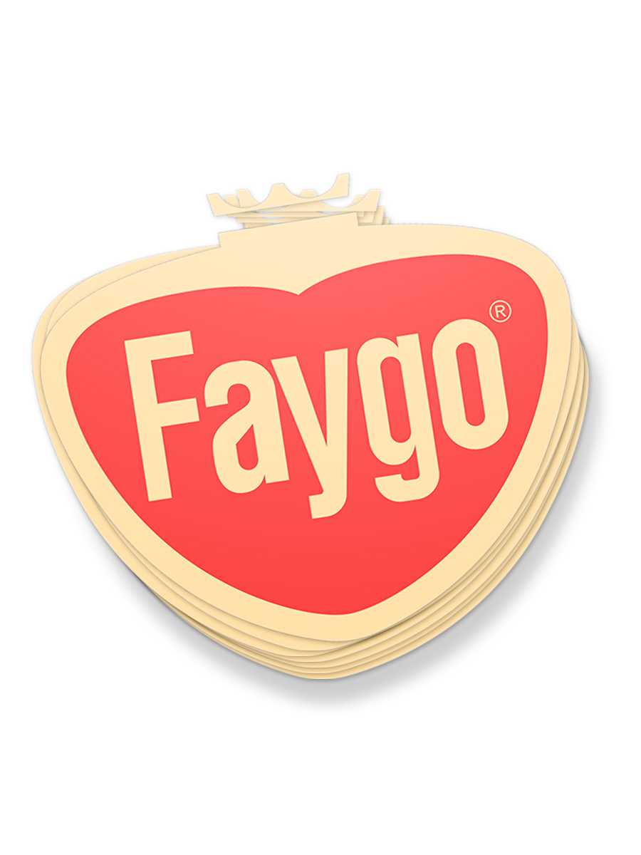 Faygo Retro Logo Sticker - Red Pop Stickers & Wall Art