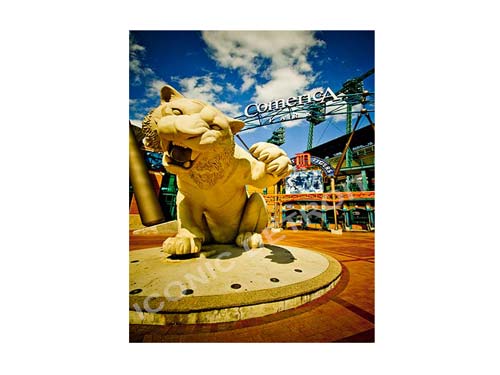 Comerica Park Tiger Luster or Canvas Print $35 - $430 Luster Prints and Canvas Prints
