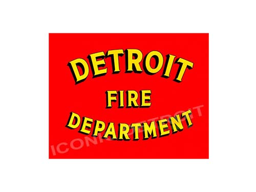 Detroit Fire Department Luster or Canvas Print $35 - $430 Luster Prints and Canvas Prints
