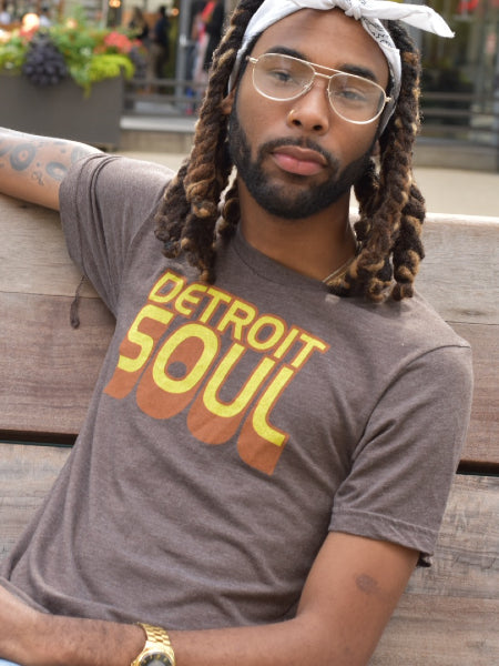 Detroit Soul Unisex T-shirt - Brown Triblend    