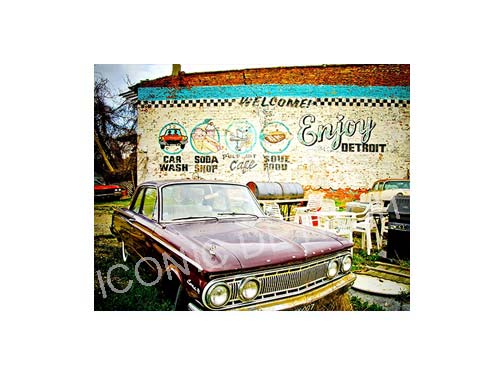 Enjoy Detroit Mercury Luster or Canvas Print $35 - $430 Luster Prints and Canvas Prints