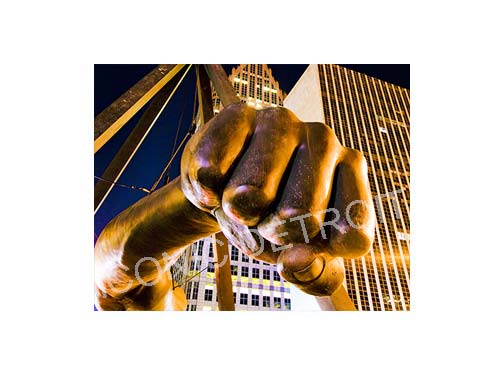 Joe Louis Fist Tilt Luster or Canvas Print $35 - $430 Luster Prints and Canvas Prints