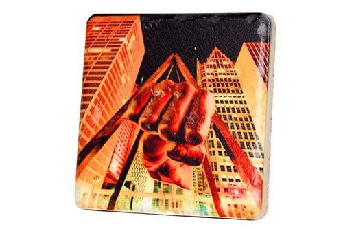 Joe Louis Fist Porcelain Tile Coaster Coasters