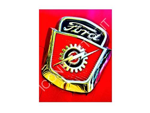 Ford Bolt Emblem Luster or Canvas Print $35 - $430 Luster Prints and Canvas Prints