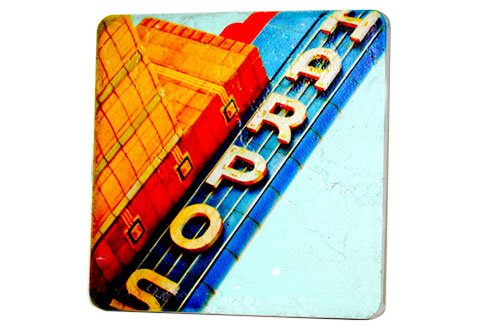 Harpos Sign Porcelain Tile Coaster Coasters