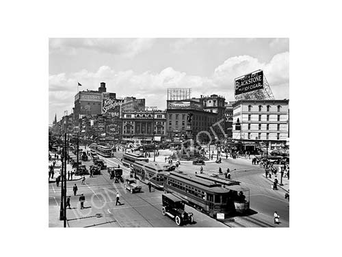 Historic Campus Martius Black and White Luster or Canvas Print $35 - $430 Luster Prints and Canvas Prints