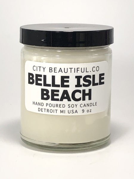 Belle Isle Beach - Hand Poured Soy Candle by City Beautiful . Co - 9oz. Candle