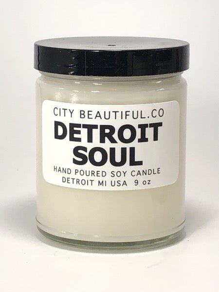 Detroit Soul - Hand Poured Soy Candle by City Beautiful . Co - 9oz. Candle