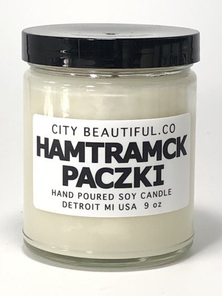 Hamtramck Paczki - Hand Poured Soy Candle by City Beautiful . Co - 9oz. Candle