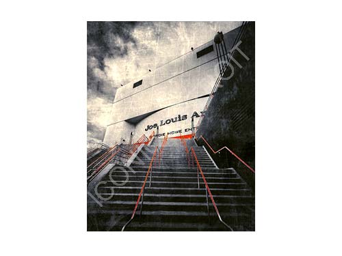 Joe Louis Arena Steps Luster or Canvas Print $35 - $430 Luster Prints and Canvas Prints