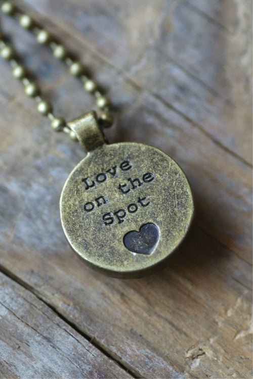 Love Belle Isle Necklace / Brass Jewelry