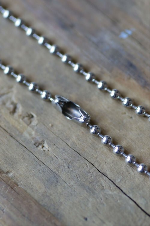 Love Belle Isle Necklace / Shiny Silver Jewelry