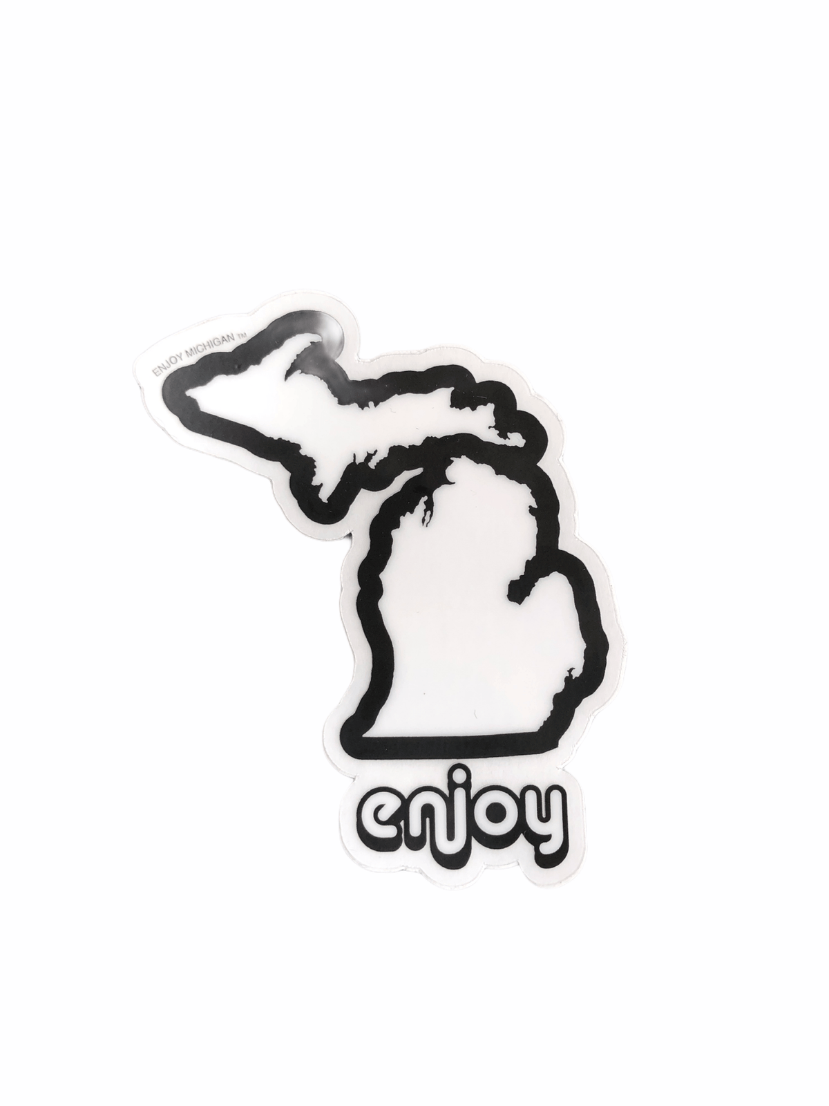 Enjoy Michigan State Decal / Black Decal
