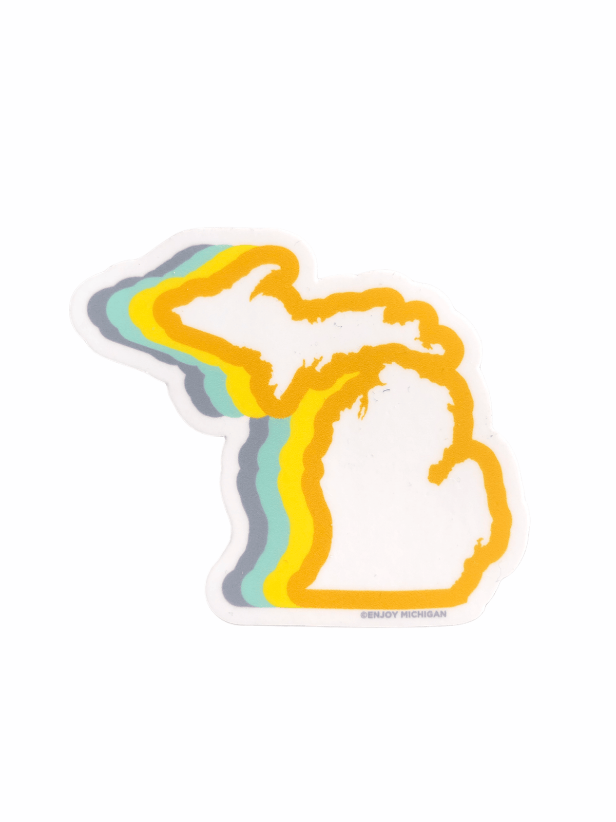 Enjoy Michigan State Tri- Color Decal Decal