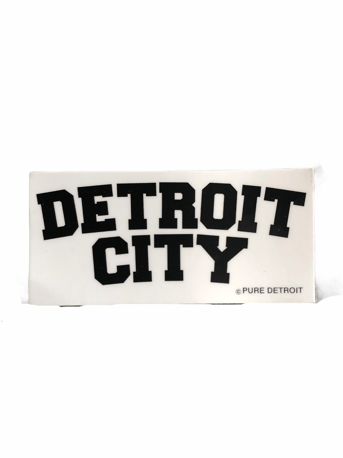 Detroit City Decal / Black + White Decal