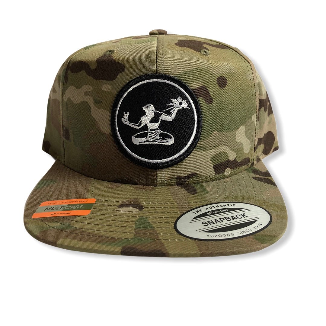 Spirit of Detroit Snapback Hat / Light Camo Hat
