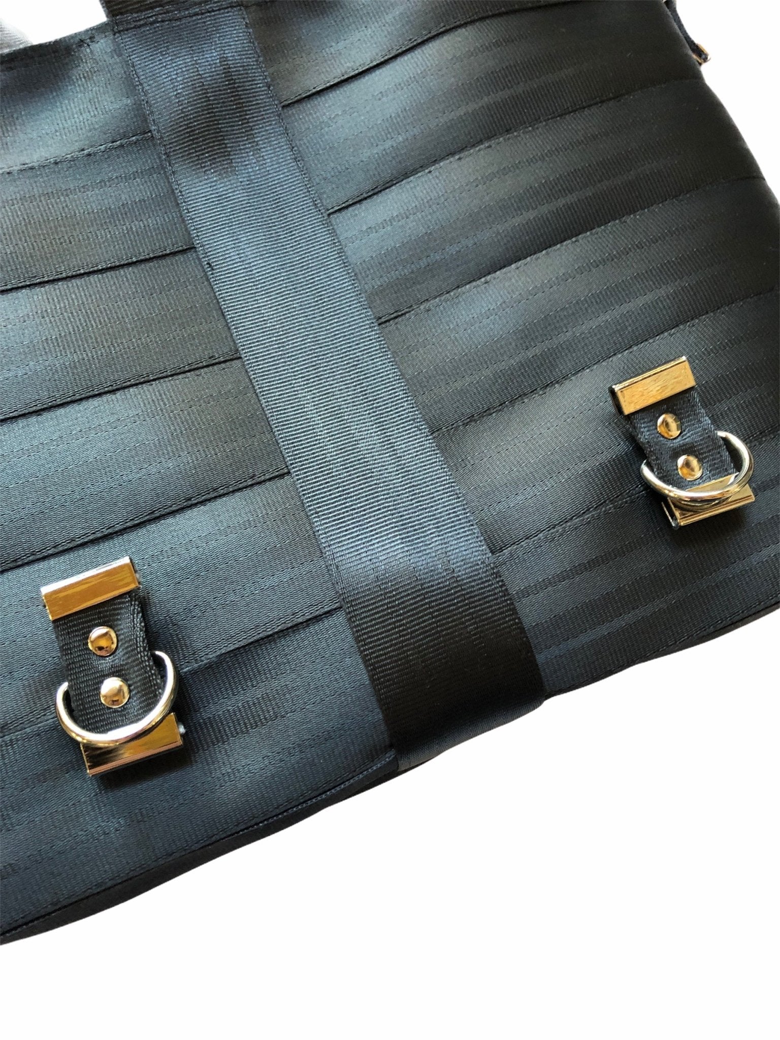 Pure Detroit OFFICIAL - Convertible Tote Seatbelt Bag - Black PRE ORDER Seatbelt Bags