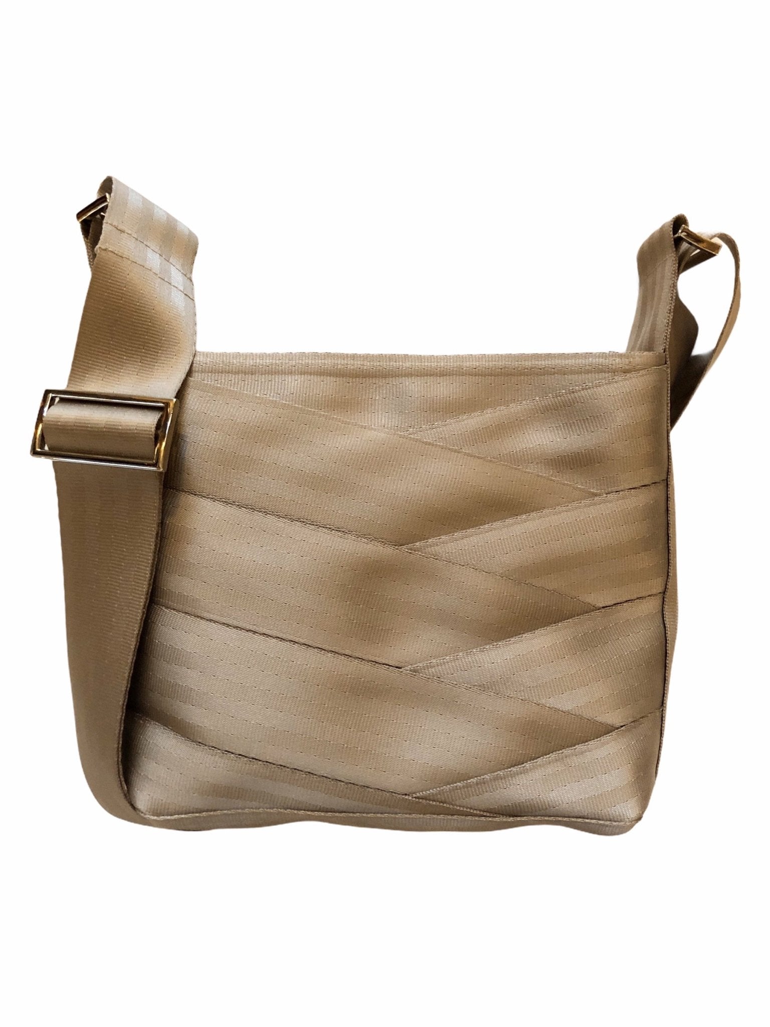 Pure Detroit OFFICIAL - Medium City Slinger Tote Seatbelt Bag - Champagne PRE ORDER