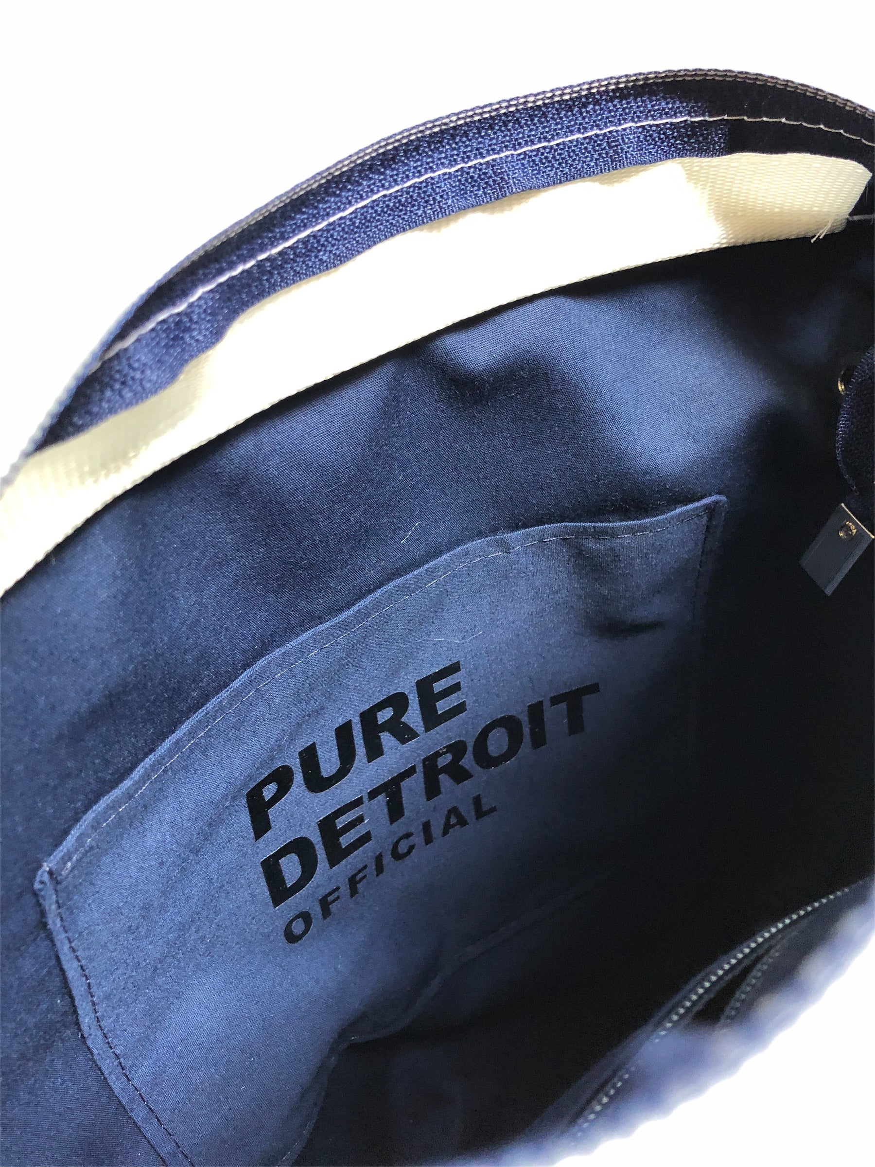 Pure Detroit OFFICIAL - Large City Slinger Tote Seatbelt Bag - Belle Isle Spectrum PRE ORDER Seatbelt Bags   