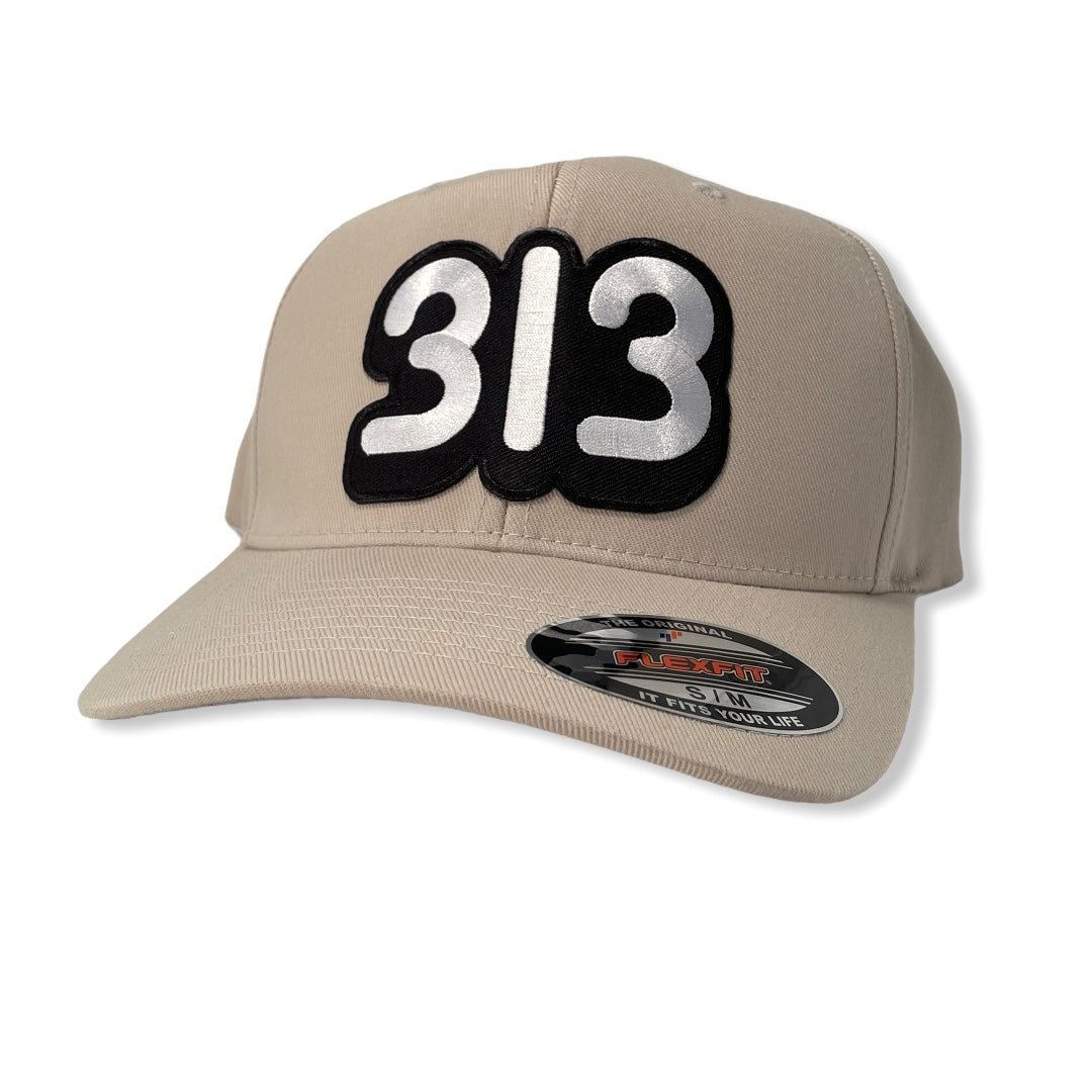 313 Twill Flex Cap / Khaki Hat   