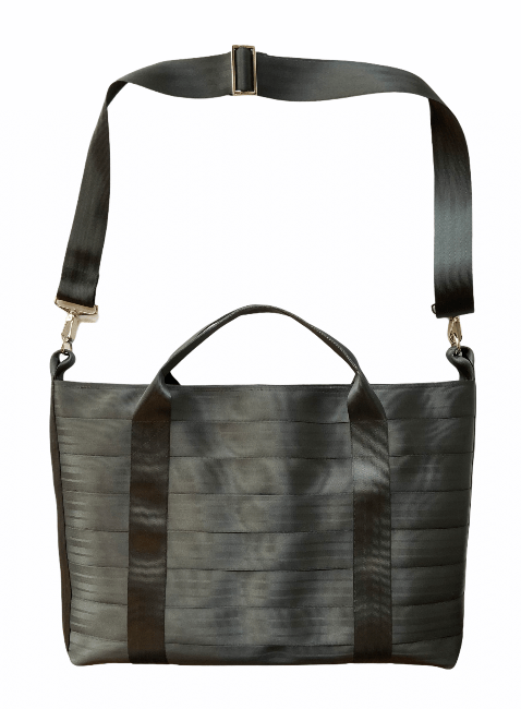 Pure Detroit OFFICIAL - Strathmore Travel Tote Seatbelt Bag - Black PRE ORDER Seatbelt Bags