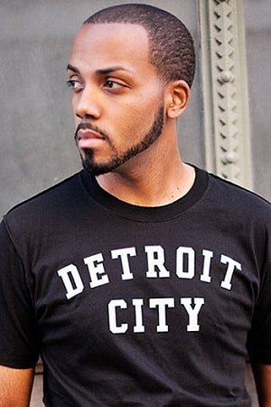 Detroit City Unisex T-shirt - Black T-shirt