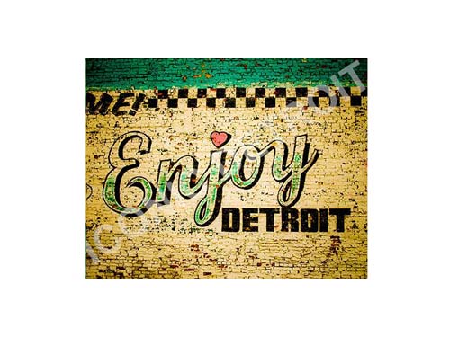 Enjoy Detroit Mural Horizontal Luster or Canvas Print $35 - $430 Luster Prints and Canvas Prints