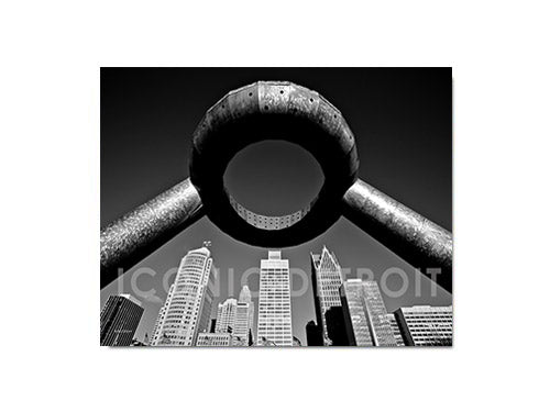 Dodge Fountain Black and White Luster or Canvas Print $35 - $430 Luster Prints and Canvas Prints