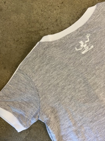 Modern 313 Sport Tee / White + Gray / Toddler Kid's Apparel