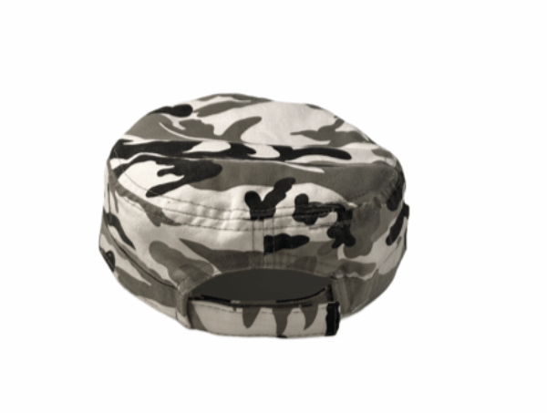Spirit of Detroit Cadet Cap / White + White Camo Hat