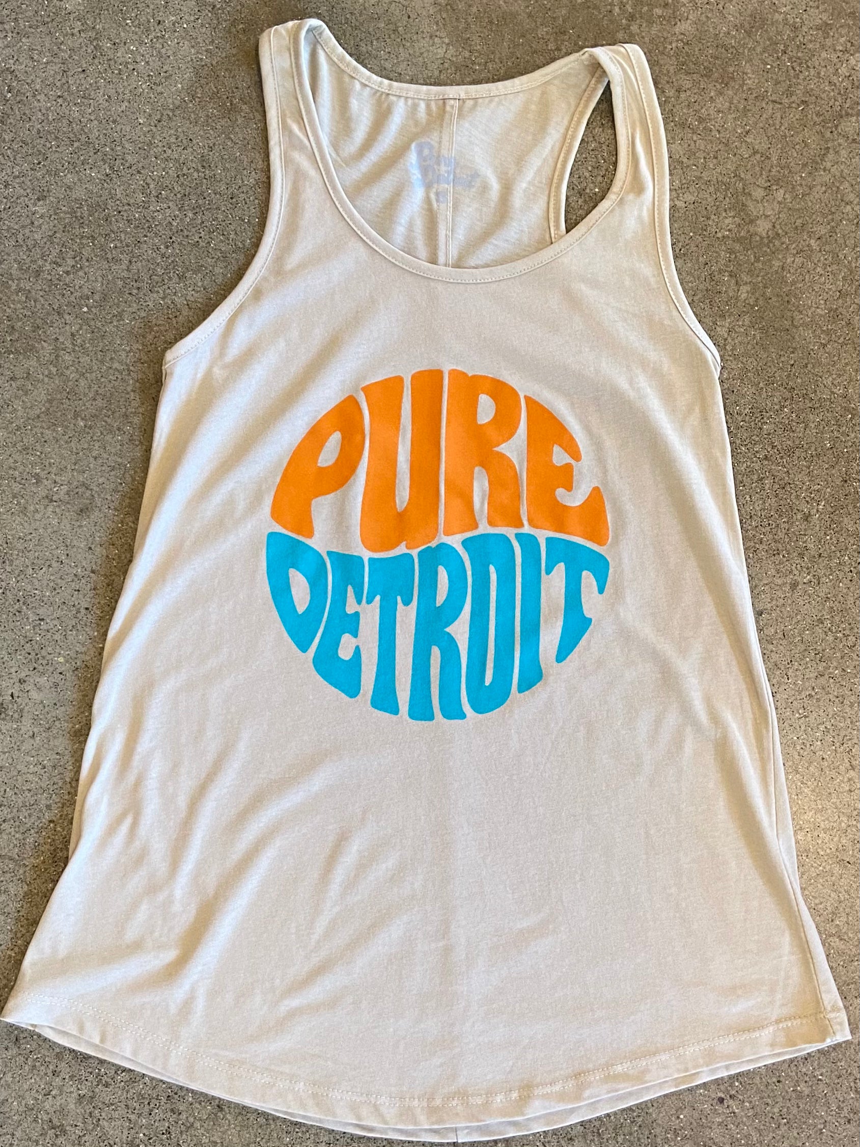 Pure Detroit Retro Tank / Putty / Women's Women's Apparel