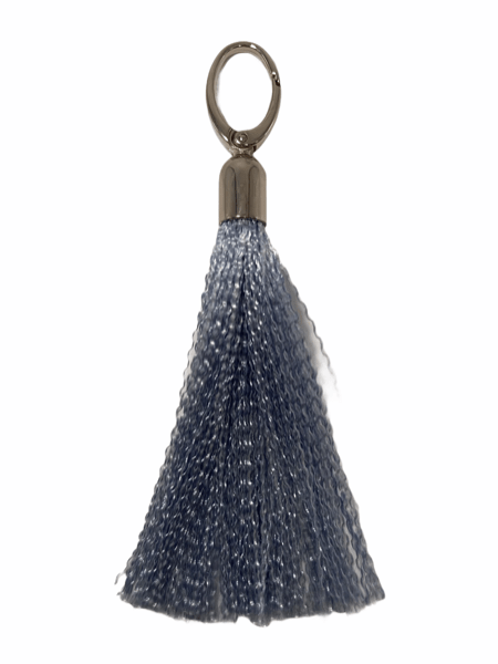 Pure Detroit Official - Seatbelt Tassel - Pre-Order Keychain Long (8") light blue