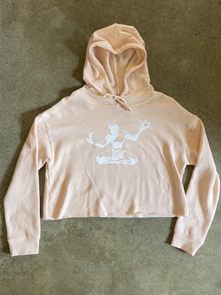 Spirit Fleece Crop Pullover / Blush / Unisex Women's Apparel