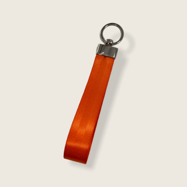 Pure Detroit Official - Seatbelt Ring Keychain - Pre-order Keychain Orange