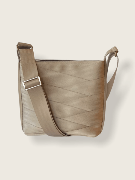 Pure Detroit OFFICIAL - Large City Slinger Tote Seatbelt Bag - Champagne PRE ORDER Seatbelt Bags