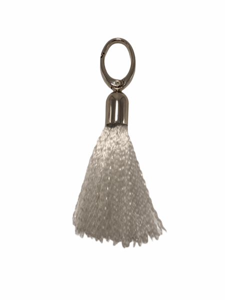 Pure Detroit Official - Seatbelt Tassel - Pre-Order Keychain Short (6") white