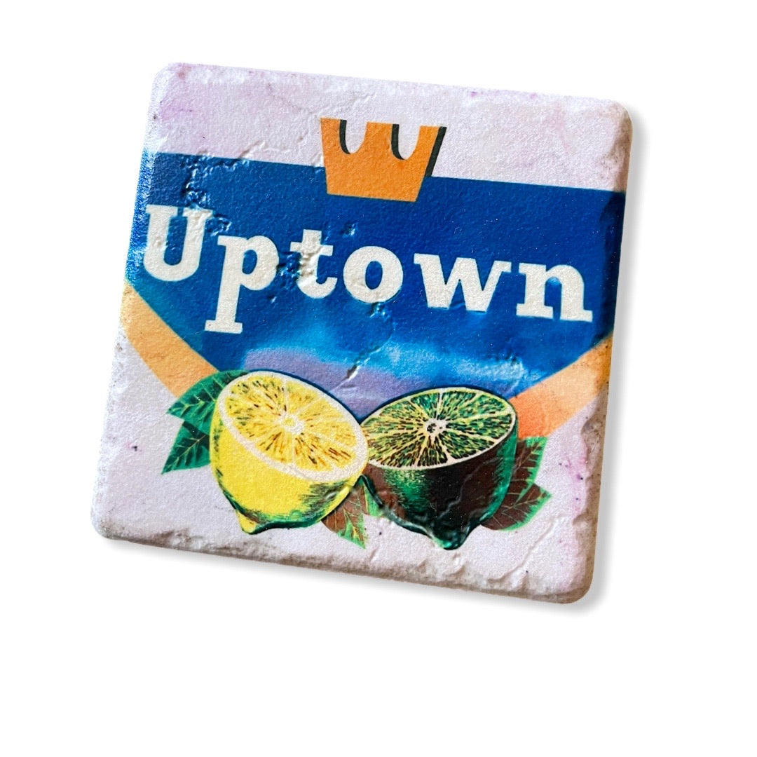 Uptown Soda Porcelain Tile Coaster Coasters   