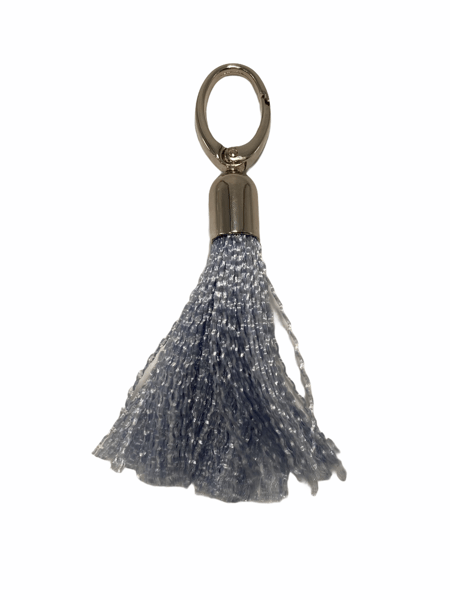 Pure Detroit Official - Seatbelt Tassel - Pre-Order Keychain Short (6") light blue