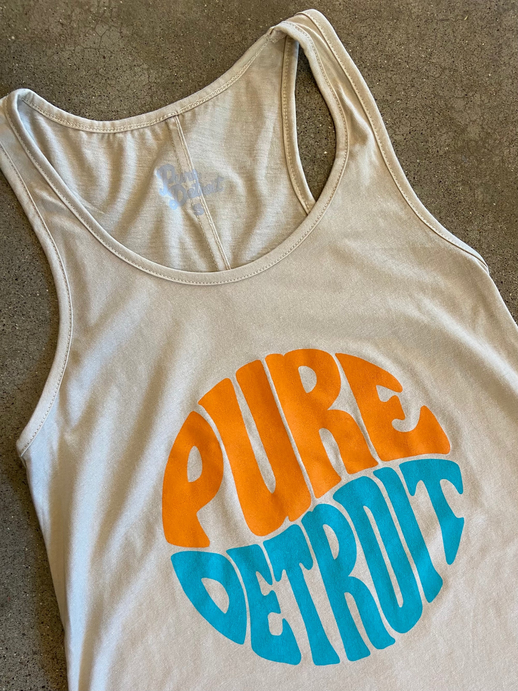 Pure Detroit Retro Tank / Putty / Women's Women's Apparel
