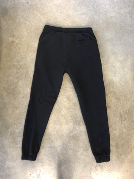 Spirit of Detroit Sponge Fleece Pocket Sweatpants / White + Black / Unisex Sweatpants   