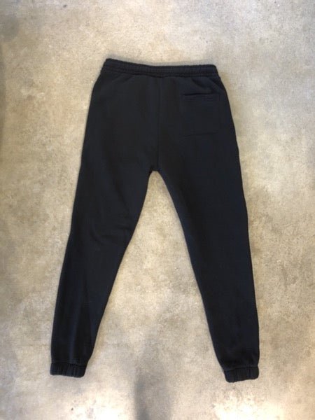 Spirit of Detroit Sponge Fleece Pocket Sweatpants / White + Black / Unisex Sweatpants