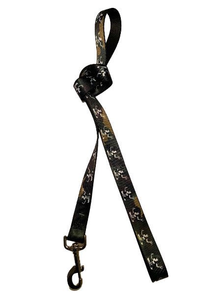 Pure Detroit Dog Leash / Green Camo Dog Leash